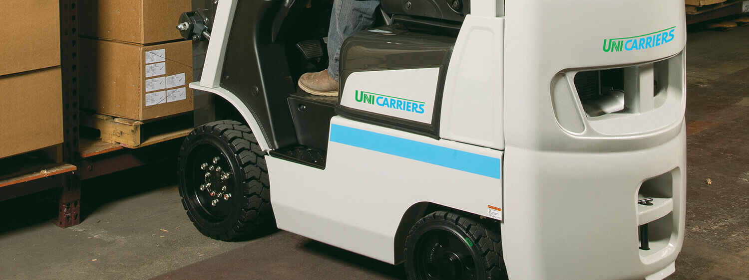 unicarriers forklift at eagle air freight